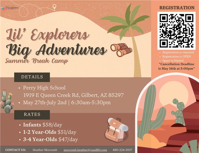 Lil' Explorers Summer Camp Info